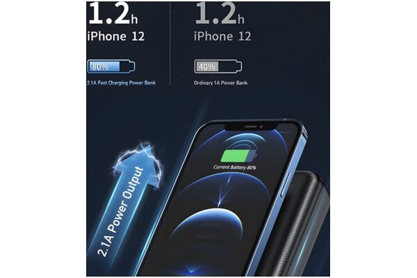 Powerbank Awei P6K 20000mAh 10.5W czarny