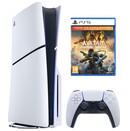 Konsola Sony PlayStation 5 Slim biało-czarny + Astros Playroom|Avatar Frontiers of Pandora From The Ashes Edition Gra PS5