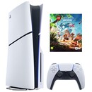 Konsola Sony PlayStation 5 Slim biało-czarny + Astros Playroom|LEGO Horizon Adventures Gra PS5