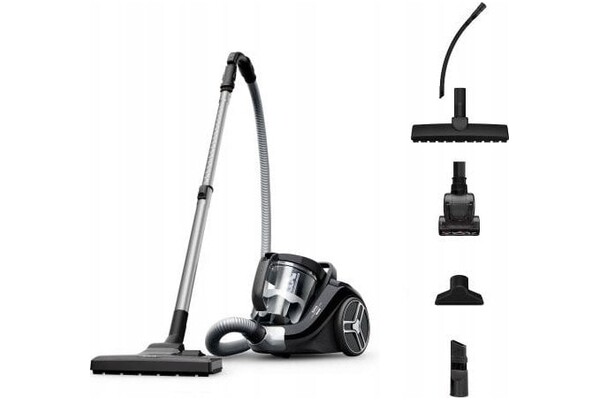 Odkurzacz Tefal TW4B75 Compact Power XXL tradycyjny bezworkowy 900W czarny