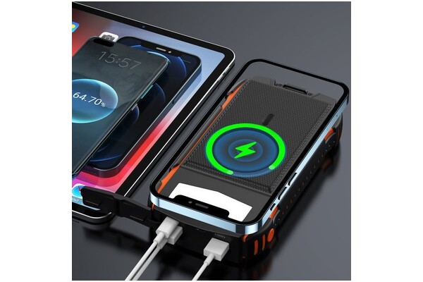Powerbank 4SMARTS TitanPack UltiMag 20000mAh 20.0W czarno-pomarańczowy