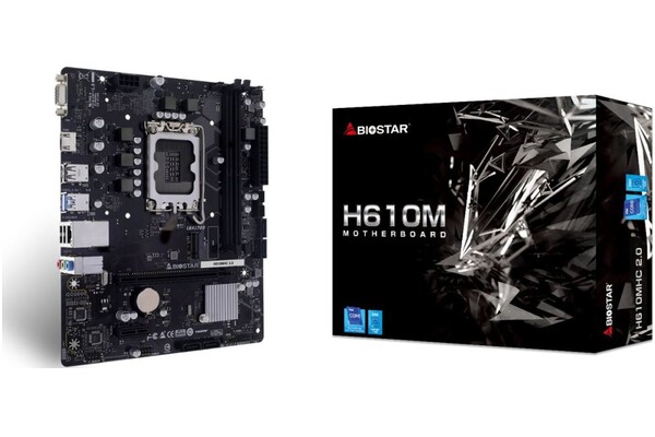 Płyta główna BIOSTAR H610MHC 2.0 Socket 1700 Intel H610 DDR4 microATX
