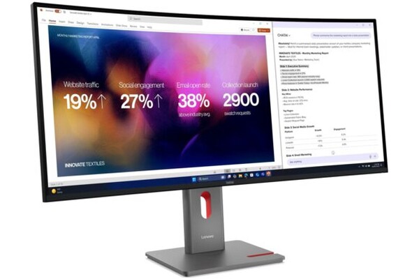 Monitor 39.7" Lenovo ThinkVision P40WD-40 czarny