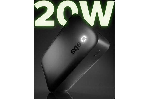 Powerbank SBS TEBBCT20000PDLDK 20000mAh 20.0W czarny