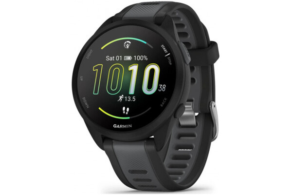 Smartwatch Garmin Forerunner 165 1.20" czarno-szary