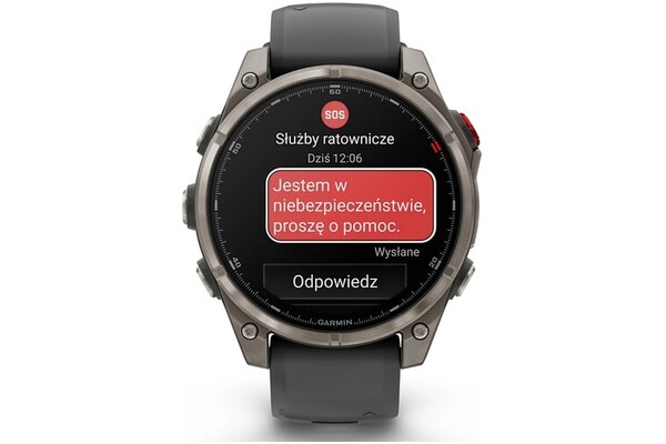 Smartwatch Garmin Fenix 8 Pro Sapphire 1.40" czarno-szary