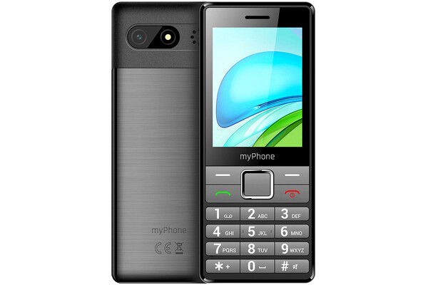 Smartfon myPhone 7340 czarno-srebrny 2.80" poniżej 0.1GB/poniżej 0.5GB