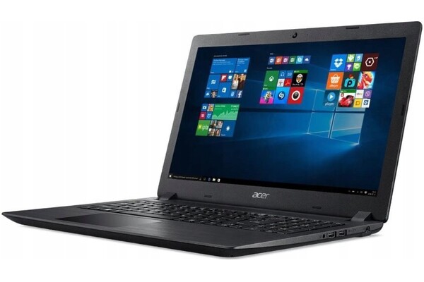 Laptop ACER Aspire 3 15.6" Intel Core i3 6006U Intel HD 8GB 512GB SSD M.2 Windows 10 Home czarny