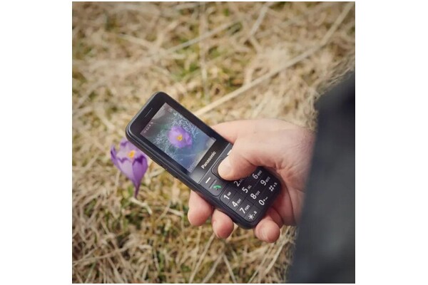 Smartfon Panasonic czarny 2.40" poniżej 0.1GB/