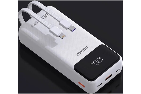 Powerbank Dudao K15 Pro 20000mAh 22.5W biały