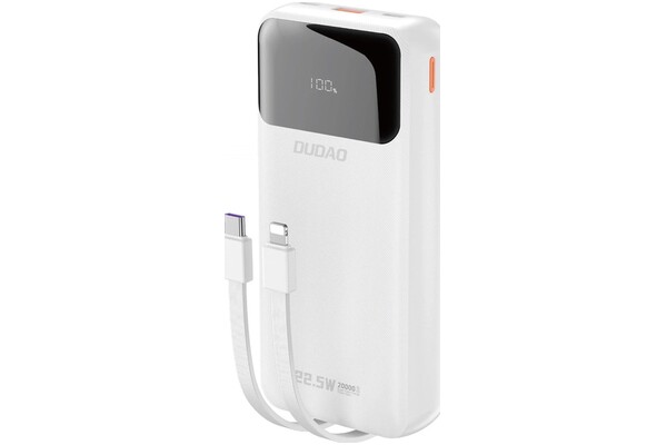 Powerbank Dudao K15 Pro 20000mAh 22.5W biały