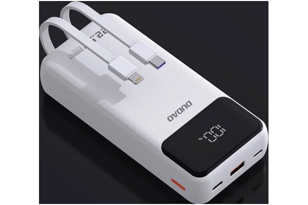 Powerbank Dudao K15 Pro 20000mAh 22.5W biały