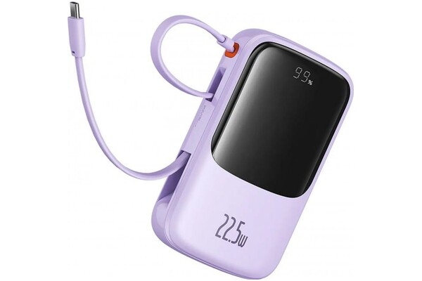 Powerbank Baseus Qpow Pro 10000mAh 22.5W fioletowy