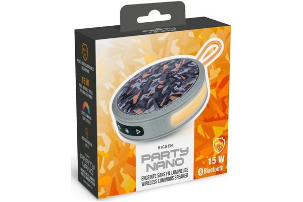 głośnik Bluetooth BigBen Party szary