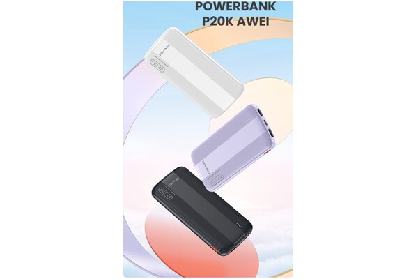 Powerbank Awei P20K 10000mAh czarny