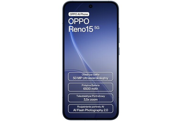 Smartfon OPPO Reno15 5G niebieski 6.59" 8.0GB/512.0GB