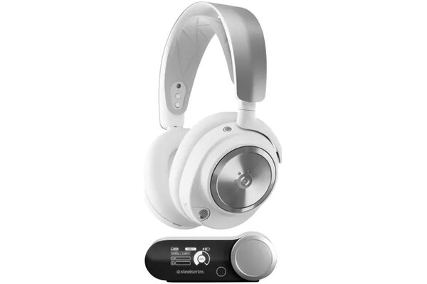 Słuchawki SteelSeries Arctis Pro Nova Nauszne Przewodowe biały