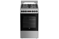 Kuchnia Beko FSMT52320DXON płyta gazowa, piekarnik elektryczny