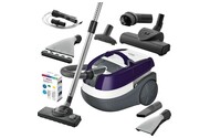 Odkurzacz Bosch BWD41740 AquaWash&Clean tradycyjny workowy 1700W szaro-fioletowy
