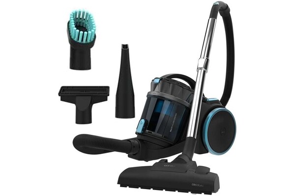 Odkurzacz Cecotec Conga Rockstar Animal tradycyjny z pojemnikiem 800W czarno-niebieski