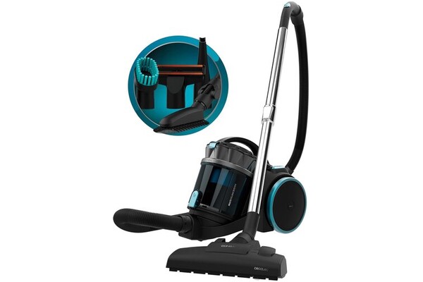 Odkurzacz Cecotec Conga Rockstar Animal tradycyjny z pojemnikiem 800W czarno-niebieski