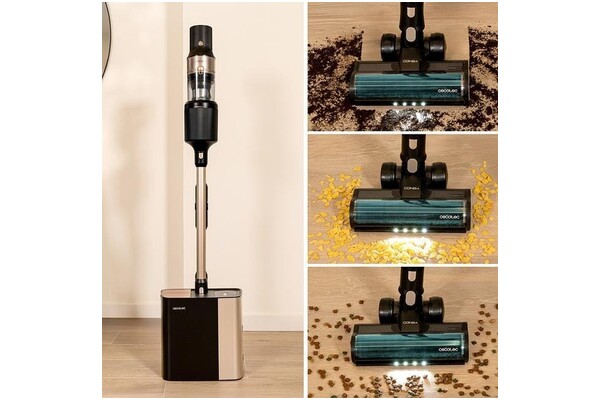 Odkurzacz Cecotec 5500 Conga Rockstar pionowy bezworkowy czarny