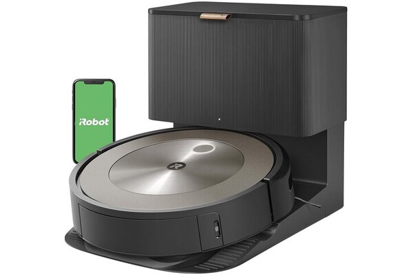 Odkurzacz iRobot J9+ Roomba robot sprzątający z pojemnikiem czarno-srebrny