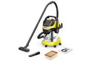 Odkurzacz Karcher WD5S tradycyjny bezworkowy żółto-srebrny