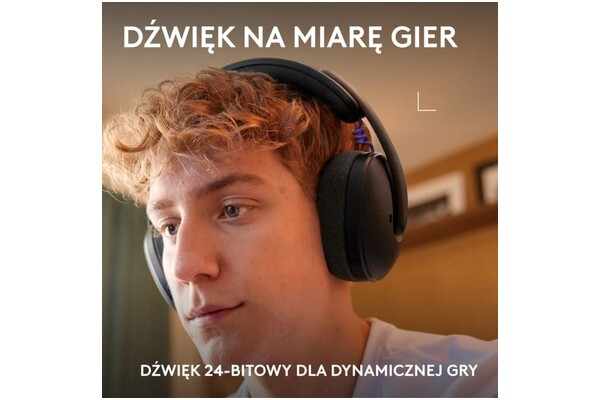 Słuchawki Logitech G325 Nauszne Bezprzewodowe czarny