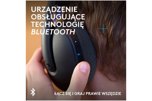 Słuchawki Logitech G325 Nauszne Bezprzewodowe czarny