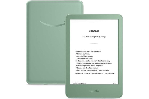 Czytnik Amazon Kindle 2024 16GB zielony - bez reklam