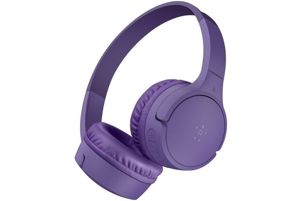 Słuchawki Belkin SoundForm Mini Nauszne Bezprzewodowe fioletowy
