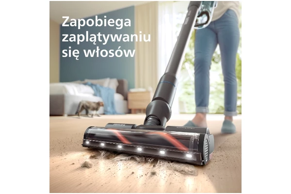 Odkurzacz Philips XC815501 Aqua pionowy z pojemnikiem czarno-niebieski