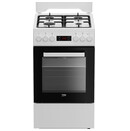 Kuchnia Beko FSM52330DWDS płyta gazowa, piekarnik elektryczny