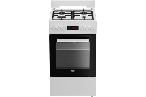 Kuchnia Beko FSM52330DWDS płyta gazowa, piekarnik elektryczny