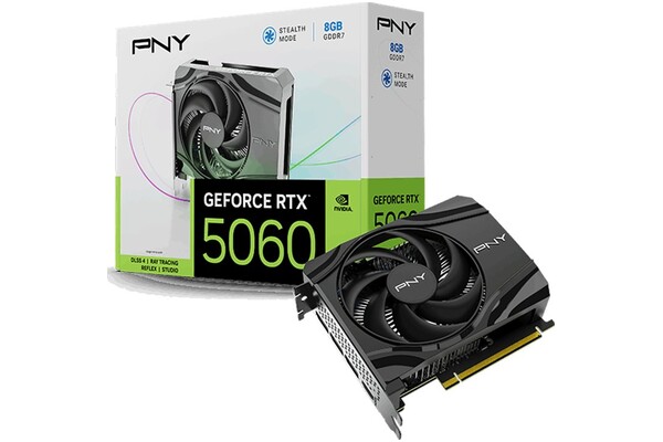 Karta graficzna PNY RTX 5060 Single Fan 8GB GDDR7