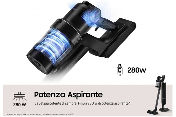 Odkurzacz Samsung VS28C9784QK/WA Jet Bespoke AI pionowy bezworkowy czarny