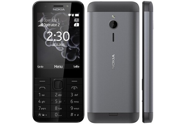 Smartfon NOKIA 230 szary 2.80" poniżej 0.1GB/