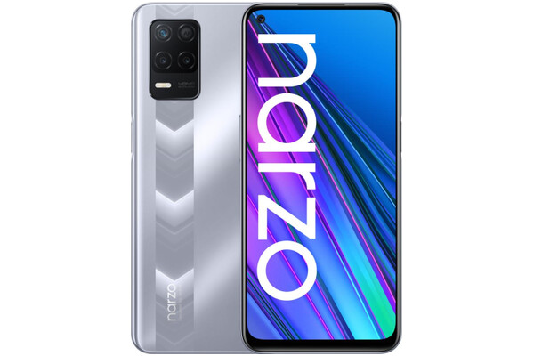Smartfon realme Narzo 30 5G srebrny 6.50" 4.0GB/128.0GB