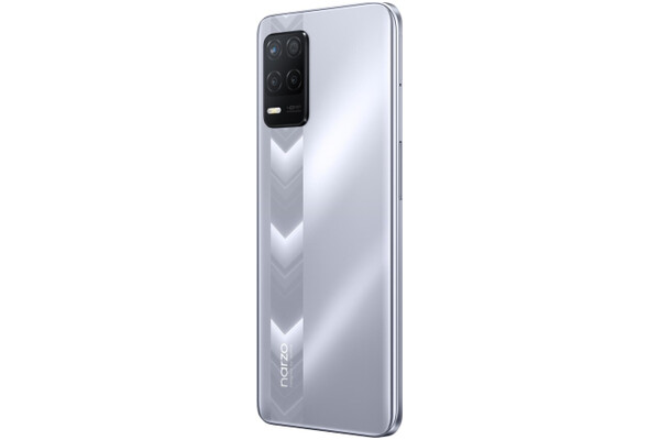 Smartfon realme Narzo 30 5G srebrny 6.50" 4.0GB/128.0GB