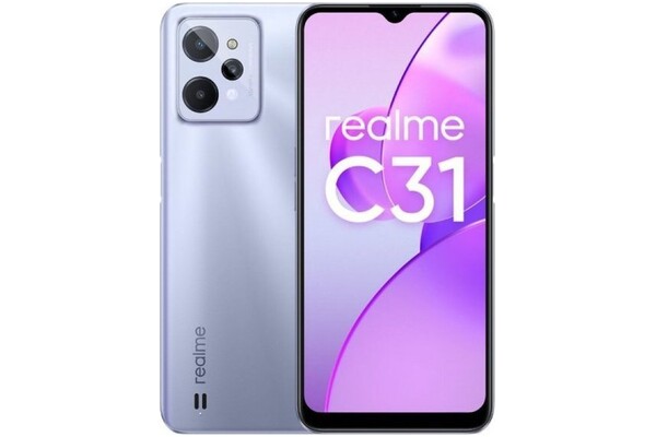 Smartfon realme C31 srebrny 6.50" 4.0GB/64.0GB