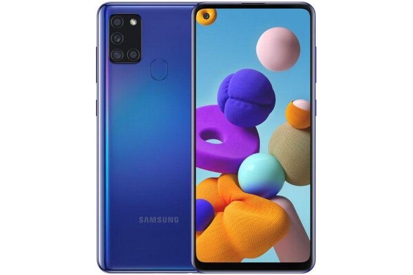 Smartfon Samsung Galaxy A21s niebieski 6.50" 3.0GB/32.0GB