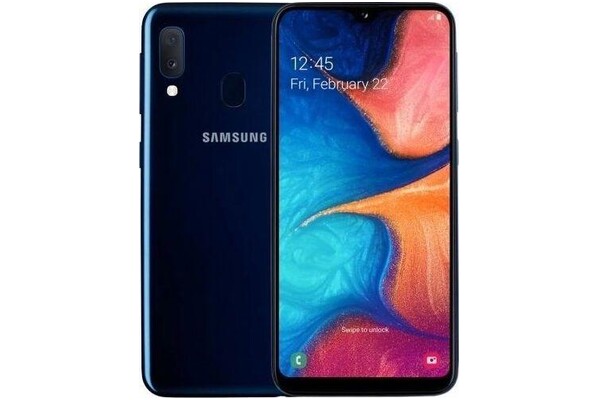 Smartfon Samsung Galaxy A20e niebieski 5.80" 3.0GB/32.0GB