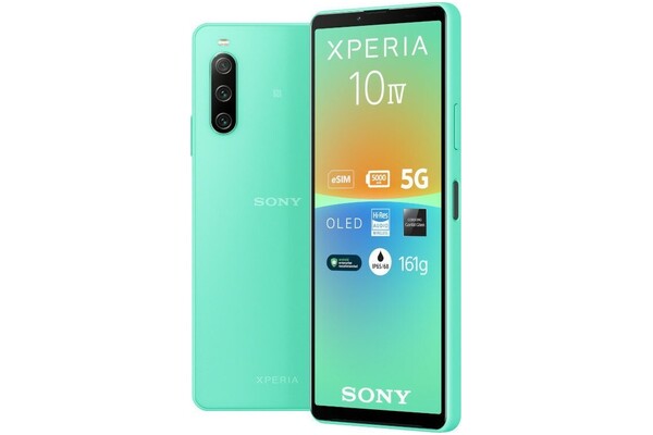 Smartfon Sony Xperia 10 IV 5G zielony 6.00" 6.0GB/128.0GB