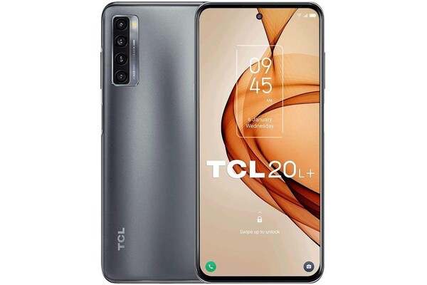 Smartfon TCL 20 L Plus srebrny 6.67" 6.0GB/256.0GB
