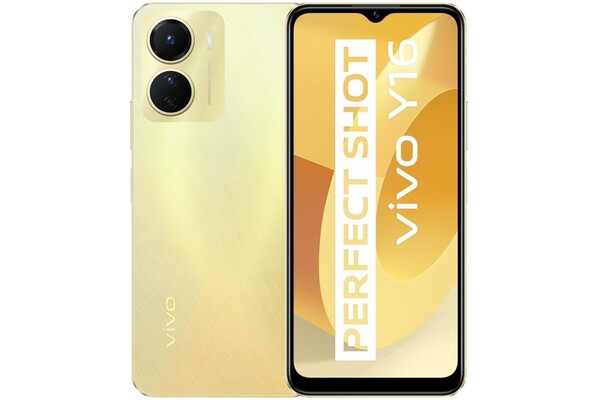 Smartfon vivo Y16 złoty 6.51" 4.0GB/128.0GB