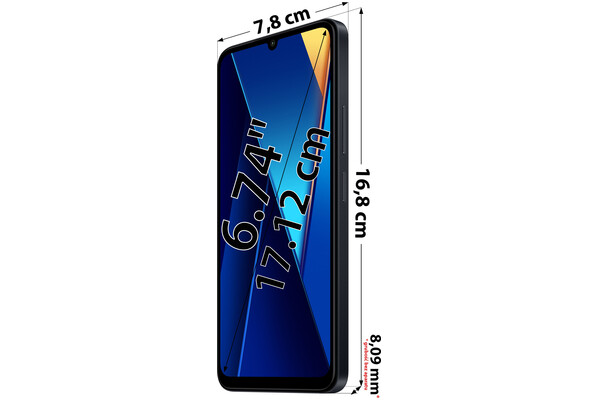 Smartfon Xiaomi POCO C65 czarny 6.74" 8.0GB/256.0GB