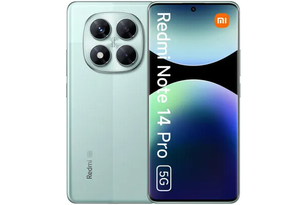 Smartfon Xiaomi Redmi Note 14 Pro 5G zielony 6.67" 8.0GB/256.0GB