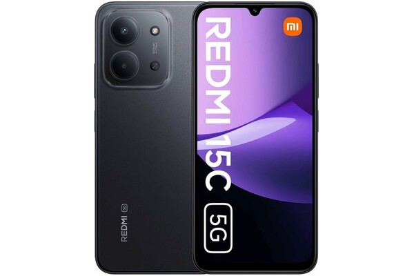 Smartfon Xiaomi Redmi 15C 5G 5G czarny 6.90" 4.0GB/256.0GB