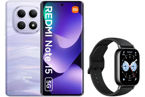 Smartfon Xiaomi Redmi Note 15 5G 5G fioletowy 6.77" 6.0GB/128.0GB